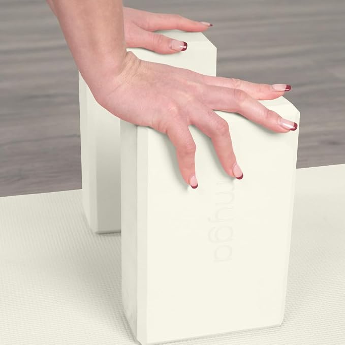 MYGA Yoga Block,Lightweight EVA Foam Yoga Brick,High Density Non-Slip Block for Yoga Poses, Pilates, Balance and Flexibility