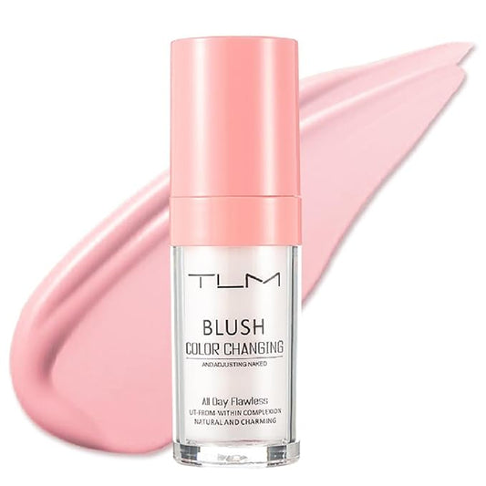 TLM Foundation Color Changing,and Adjusting Naked,All Day Flawless Makeup,Lit-From-Within complexion,Natural and Charming,Luminzing Satin Face Color(30ML,Pink)