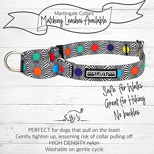 Lucky Love Dog Martingale Collar for Medium Dogs No Slip – SOCO, Medium