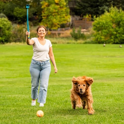 Outward Hound Launch A Ball Dog Ball Launcher, Slobber-Free Pickup, 24.6"