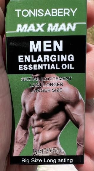 TONISABERY MAX Man ENLARGING Essential Oil ENLARGMENT Oil for Men Oil Enlarge 10ML (Green) (3)
