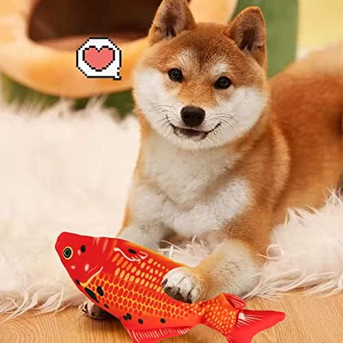 Flopping Fish Electric Dog Toy,Realistic Interac tive for Small Medium Dogs