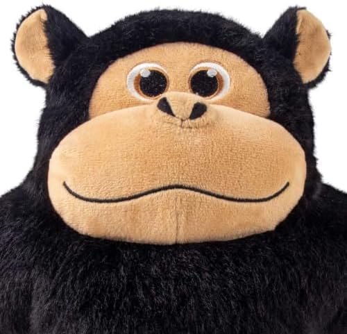 KONG Snuzzles Dog Toy X-Large – Plush Squeaky Dog Toy for Large Breeds – Ultra-Soft, Crinkle Sounds, Durable Interactive Dog Chew Toy for Medium & Large Dogs (Gorilla)