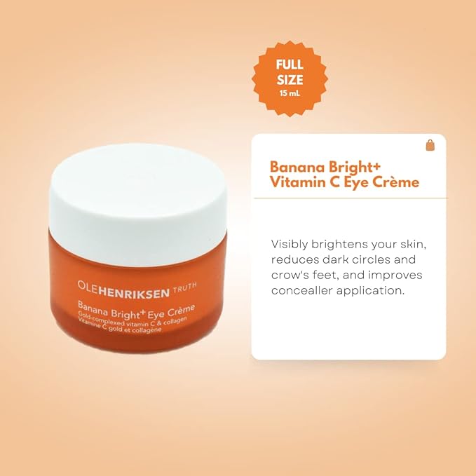 Ole Henriksen Olehenriksen Banana Bright+ Vitamin C Eye Crème 0.5 oz, 0.50 Ounce (Pack of 1)