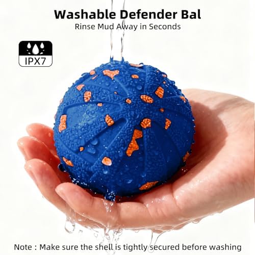 Interactive Dog Toys Balls, Dog Toys for Aggressive Chewers, Dog Chew Toys, Dog Enrichment Toys, Automatic Moving, Bouncing, Rotating, Rechargeable, Medium, Small Dogs Toys, Dog Toys to Keep Busy