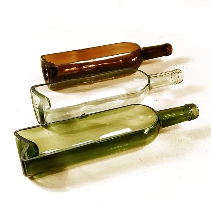 Wine Bottle vase not Included Hanger, only Bottle, Add Your Like Flowers, Plant(1PC Green)