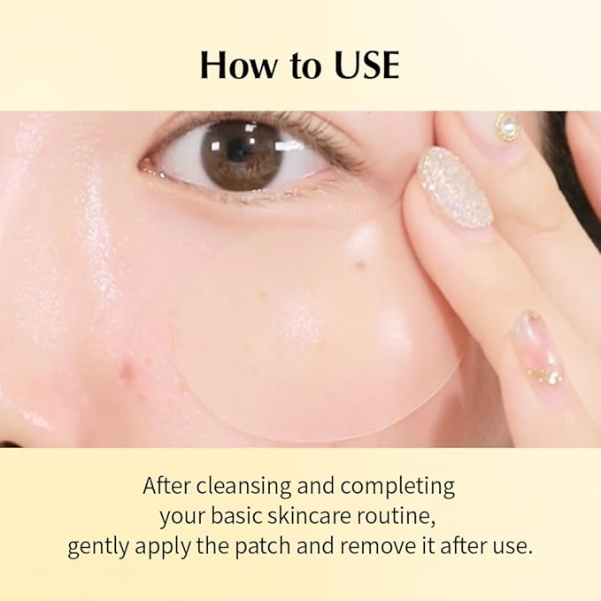 UIQ Biome Vita C Dark Circle Eye Patch for Puffy Eyes and Dark Circles, Under Eye Mask, 60 Under Eye Patches, Vitamin C derivatives eye patch, Korean Skin Care