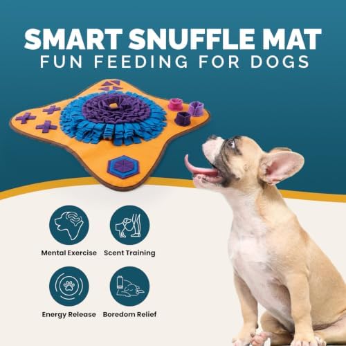 PET ARENA Adjustable Dog Snuffle Mat, Interactive Feeding Enrichment Toy