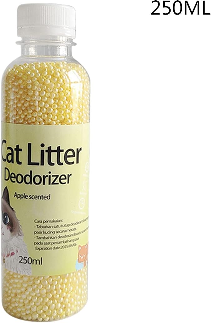 Cat Litter Deodorizer Litter Box Odor Beads Active Carbon Natural-Extract for Home 8 Ounces
