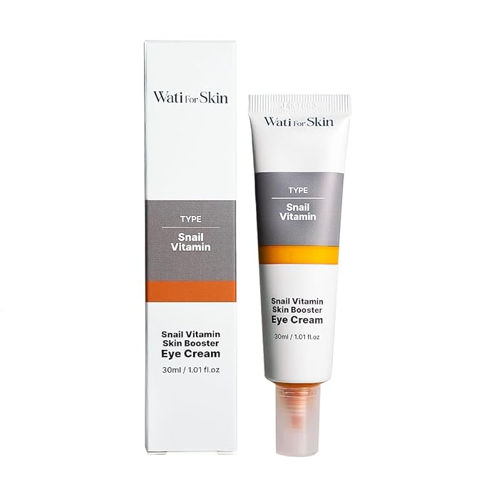 Snail Vitamin Skin Booster Eye Cream – Firming & Hydration for Delicate Eye Area – Vitamin-Enriched, Soothing, and Moisture-Locking Care, Korean Skin Care (30ml / 1.01 Fl Oz)