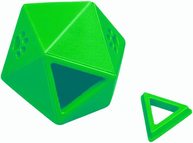 Interactive Cat Treat Dispenser Puzzle Ball – Adjustable Slow Feeder Toy for Indoor Cats, Mental Stimulation, Hunting Exercise, Lightweight Durable Cat Enrichment & Boredom Relief Toy
