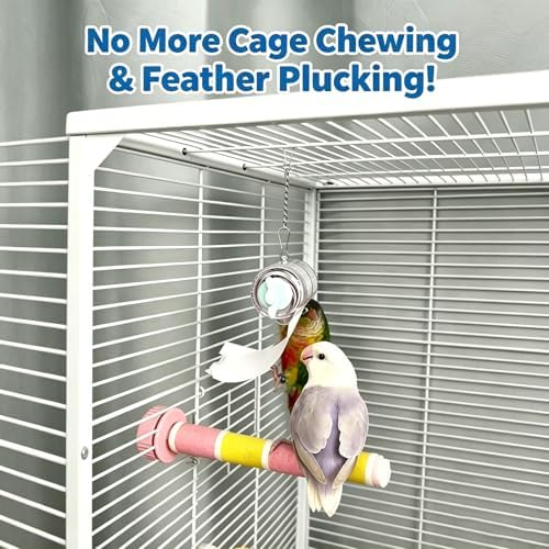 Bird Shredding Toy with Paper Roll for Cockatiels Conures Parakeets