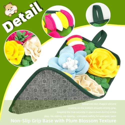 Pig and Rabbit Foraging Mat,Treat Mat Toy for Mini Pigs and Farm Puzzle Pad