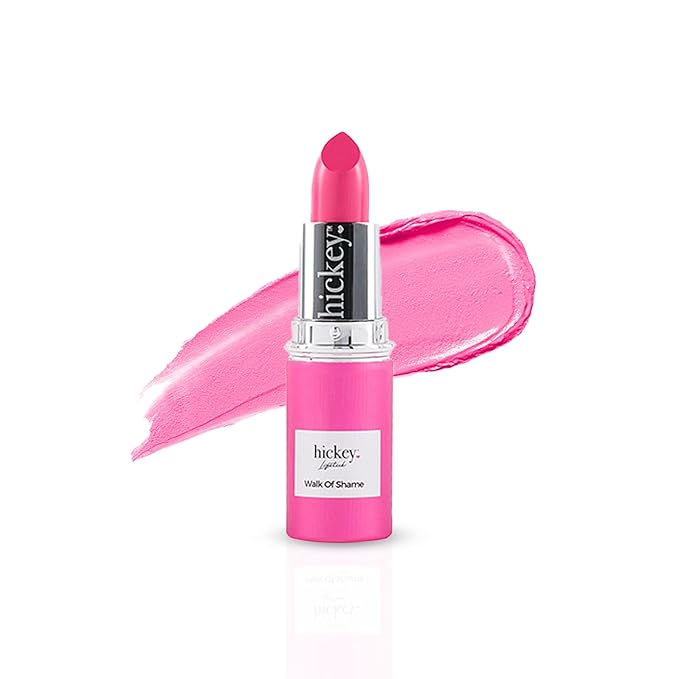Hickey Lipstick For Women Fashion Week Lipstick Collection Refillable Perfect Red lipstick, Hot Pink, Nude, Light Pink & Coral Organic, Vegan, Gluten-Free Lipstick Long Lasting (Pack of 5)