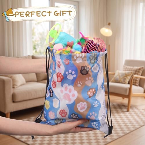 Leitee 201 Pcs Cat Toys Assortment with Gift Storage Bag, Interactive Cat Play Set for Indoor Kitten, Colorful Springs, Mouse Toys, Balls, Bells & Sisal Ball