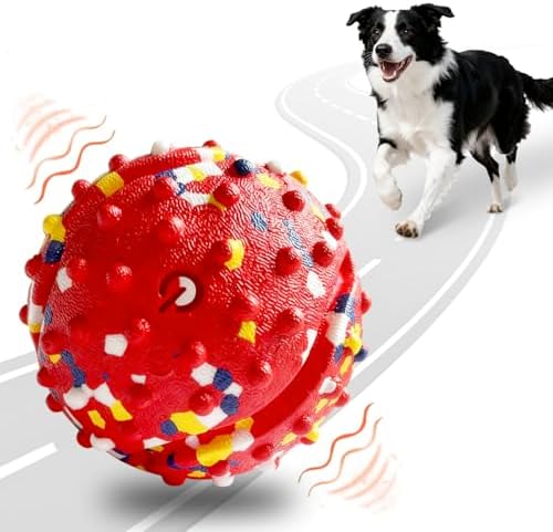 Interactive Dog Toys, Rechargeable Dog Ball, Automatic Moving Toy for Small Medium Dogs, Indoor Outdoor Exercise, Chew Resistant Design to Keep Busy