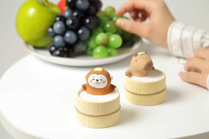 Aroma Ceramic Stone Diffuser [Japan Import] Aromatherapy Essential Oil Diffuser, Non Electric, Passive, Unique, Cute, Animal, Design for Women, Men, and Gifts (Bathing Dog)
