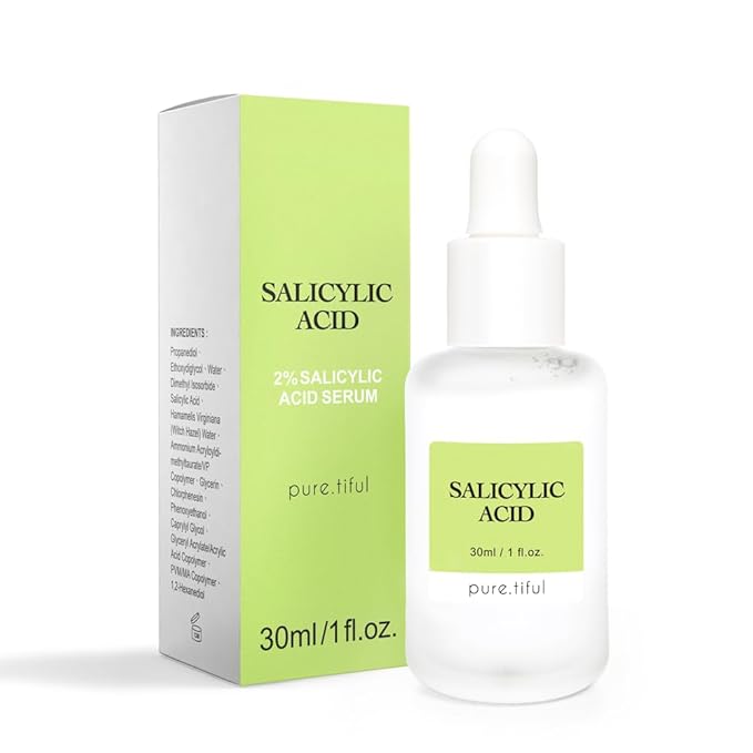 2% Salicylic Acid (BHA) Serum for Acne & Blackheads - Unclogs Pores, Oil Control, Sensitive-Skin Safe, Fragrance-Free,1 fl.oz