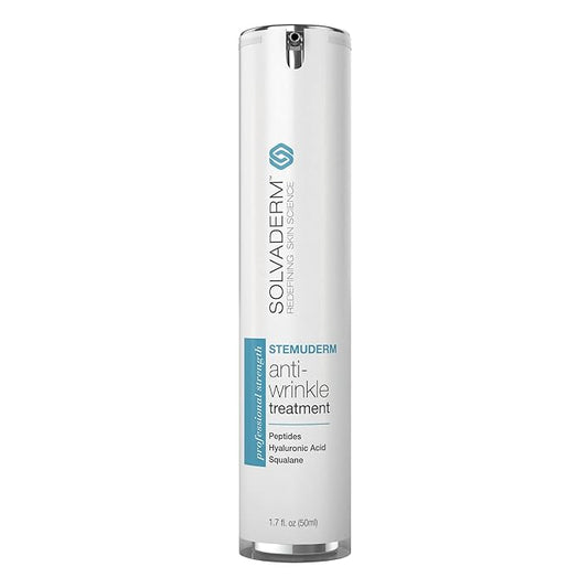 Stemuderm Face & Eye Cream - Anti Aging Skincare - Daily Moisturizer for Fine Lines, Wrinkles & Eyebags - Supports Natural Collagen Production & Elastin - Organic Plant Based Stem Cells - 1.75 fl oz