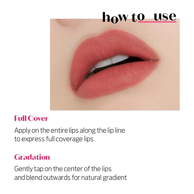 ETUDE Fixing Tint #13 Melange Rose (4g) | Long Lasting High Pigmented Liquid Lipstick | Waterproof Lightweight Matte Finish Lip Stain | Full Coverage | Korean Makeup, Kbeauty