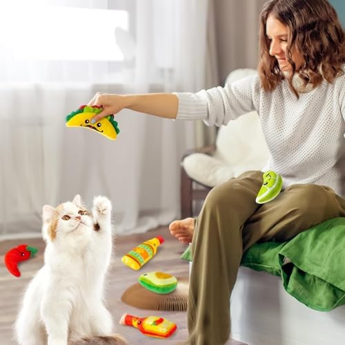 L1rabe Mexican Catnip Stuffed Toys for Cats, for Kitty Lover