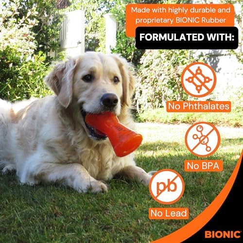 BIONIC Bone Dog Toy for Dogs Between 30-60+ lbs, Large