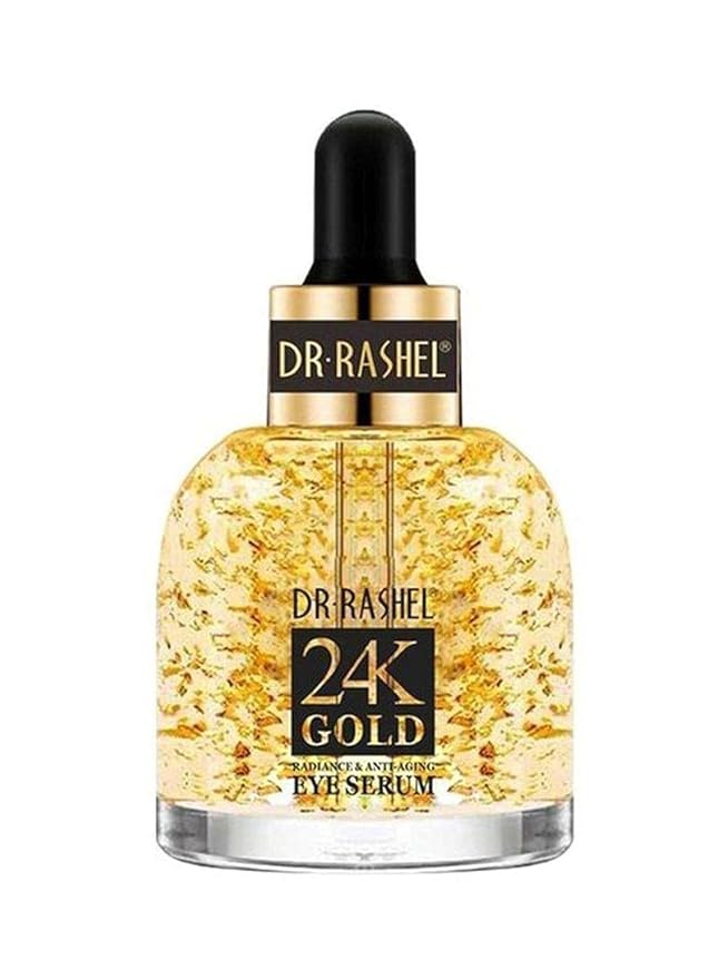 Dr Rashel 24K Gold Radiance Collagen & Anti - Aging Eye Serum, Helps To Reduce Wrinkle, Under eye Puffiness & Dark Circles, Size 1.01 Fl Oz (Pack Of 1)