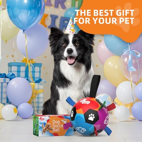 QDAN Dog Toys for Large Dogs, Durable Dog Balls for Aggressive Chewers