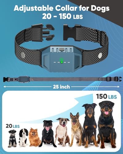 Remote Dog Training Collar, 3000FT Range, IP67 Waterproof, Rechargeable