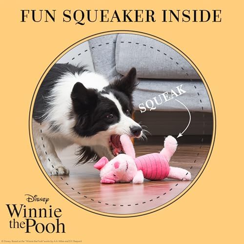 Disney for Pets Winnie the Pooh Piglet Figure Dog Toy, 9 Inch