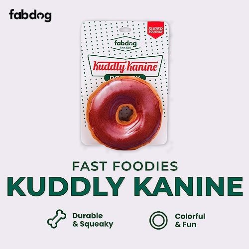 fabdog Kuddly Kanine Donut Toy Toy