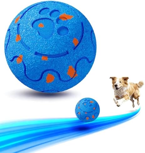 Interactive Dog Ball Toy, Automatic Moving & Rolling Dog Toy Motion Activated Smart Dog Toy Ball for M/L Dogs, USB Rechargeable, E-TPU Pet Toy for Indoor & Outdoor Dogs