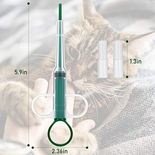 2 Pcs Pet Pill Plunger Popper for Small Cats Dogs