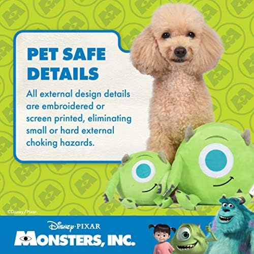 Disney for Pets Pixar Monsters Inc Mike Plush Dog Toy, 9 Inch