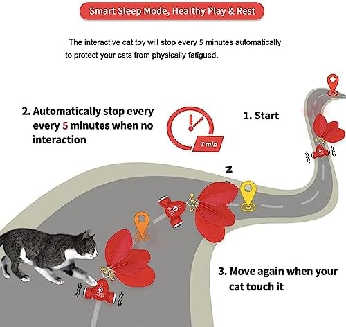 MayMaw KiTiFISH Interactive Cat Toy, Automatic Fish Toy with Motion Activation, USB Rechargeable, Fun Exercise Toy for Indoor Cats and Kittens, Ideal Gift