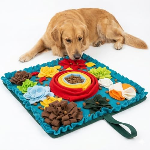 PET ARENA Dog Snuffle Feeding Mat, Adjustable Nose Work Activity Toy