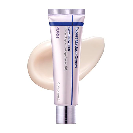 CENTELLIAN 24 Expert Madeca Cream Active Renew PDRN (Firming Cream, 1.69 fl oz) – Elasticity, Soothing & Hydrating Face Moisturizer with TECA-PDRN, Hyaluronic Acid & Glutathione, Korean Skin Care