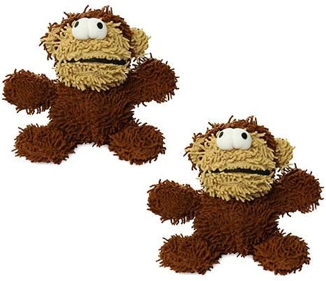MIGHTY® 2 Pack Microfiber Medium Monkey Dog Toys
