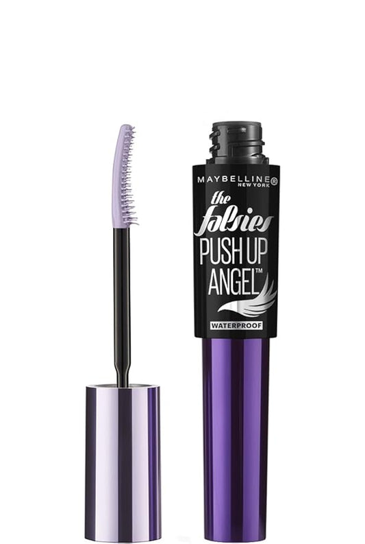 Maybelline The Falsies Push Up Angel Waterproof Mascara, Lengthening and Curling Make Up Formula, Very Black, 1 Count