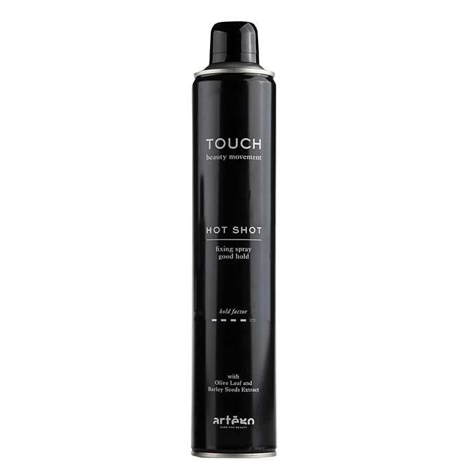 Artègo TOUCH Hot Shot Hairspray (16.9 fl oz) – Medium to Strong Hold Finishing Spray for Long-Lasting, Frizz-Free Styles