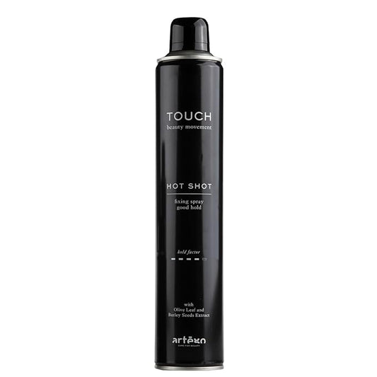 Artègo TOUCH Hot Shot Hairspray (16.9 fl oz) – Medium to Strong Hold Finishing Spray for Long-Lasting, Frizz-Free Styles
