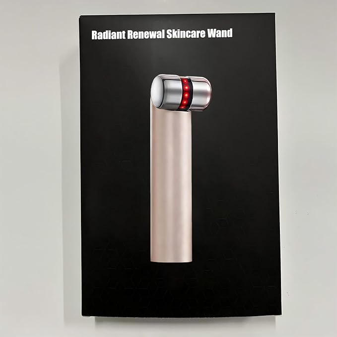 Radiant Renewal Skincare Wand, Portable at-Home LED Beauty Device