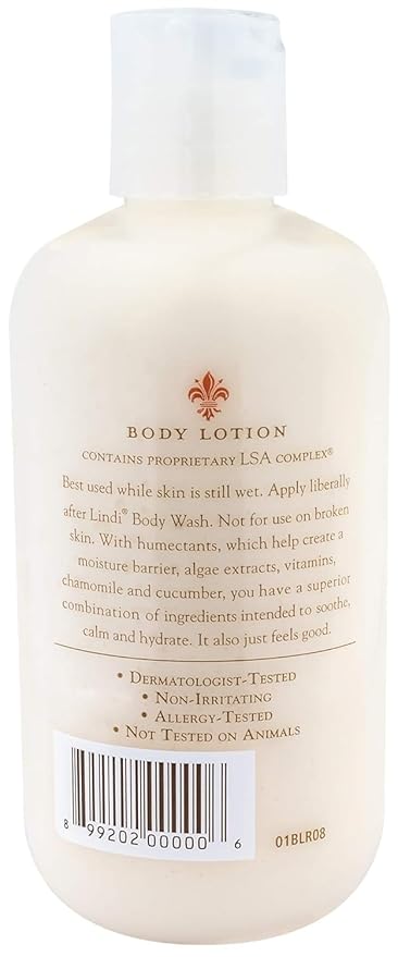 LINDI SKIN Body Lotion for Sensitive Skin - Nourishes Your Skin and Prevent Moisture Loss with Antioxidants and Hydrating Ingredients - Moisturizing Chemo Gentle Lotion for Cancer Patients (8 fl oz)