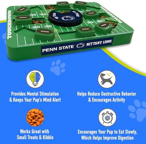 Pets First Penn State Large Puzzle Toy - Interactive Dog Treat & Slow Feeding Toy