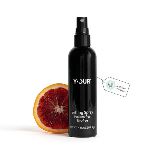 Y'OUR Silk Setting Spray | 12HR Makeup Lock - Smudge Proof, Transfer & Water Resistant | 2-in-1 Calming Mist with Vitamin E to Hydrate, Refresh & Protect | Ultra Fine Mist | Alcohol-Free, Paraben-Free