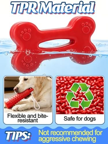 MEWTOGO 2 Pack Interactive Dog Pool Toys