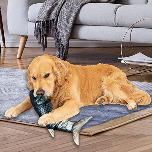 Flopping Fish Electric Dog Toy,Realistic Interac tive for Small Medium Dogs