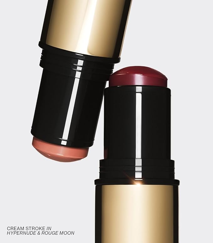 MAKE Beauty Cream Stroke Cream Blush Stick for Cheeks - Vibrant, Natural Soft Matte Finish - Shade Euphoric, Rosy Pink Blush Makeup