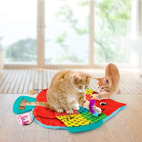 AWOOF Cat Mat,Catnip Toys for Indoor Cats