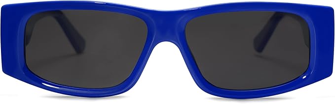 SOJOS Trendy Y2K Rectangle Polarized Sunglasses for Women Men Fashion Designer Rave Sunglasses SJ2228